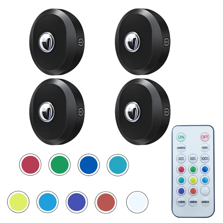 Đèn LED thay đổi màu RGB dưới đèn tủ